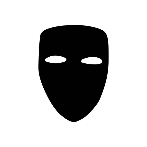 Máscaras vectoriales de criminales, bandidos y mafia — Vector de stock