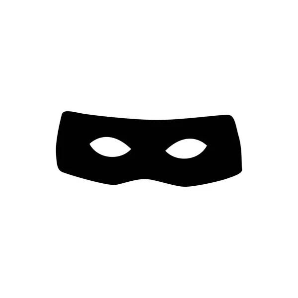Máscaras vetoriais de criminosos, bandidos e máfias — Vetor de Stock