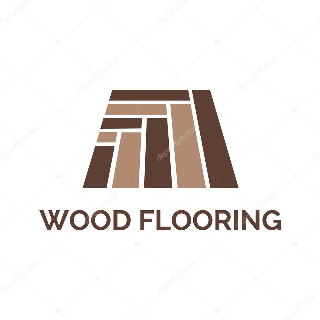 Vector logo of wooden floors