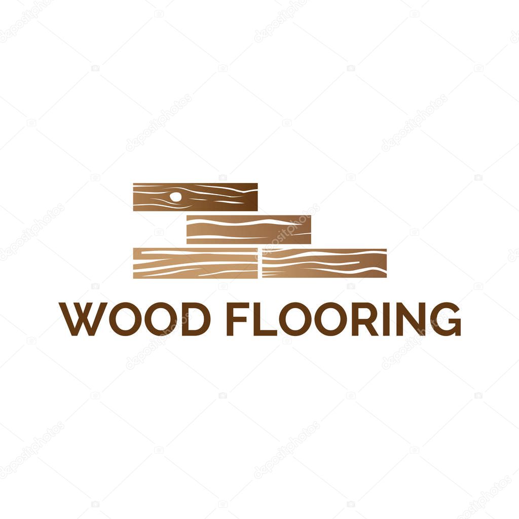 Vector logo of wooden floors