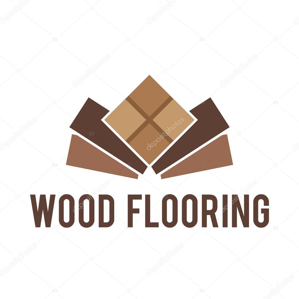 Vector logo of wooden floors