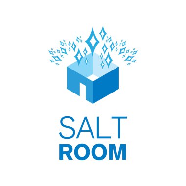 Tuz odasının vektör logosu, dinlenme odası