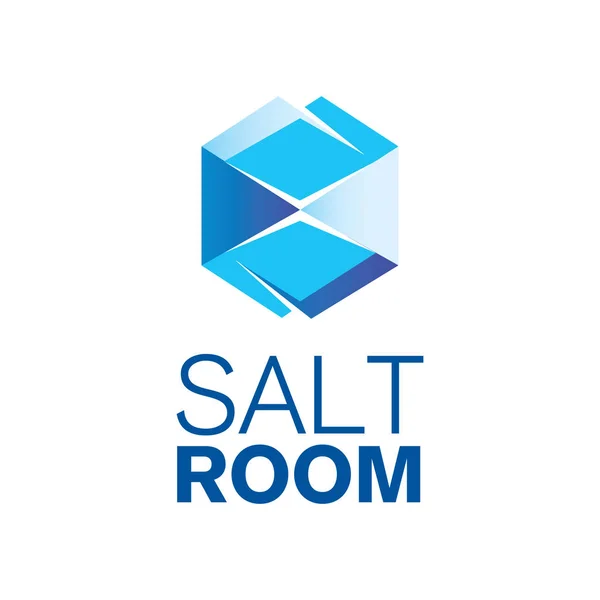 Logo vettoriale della sala del sale, sala ricreativa — Vettoriale Stock