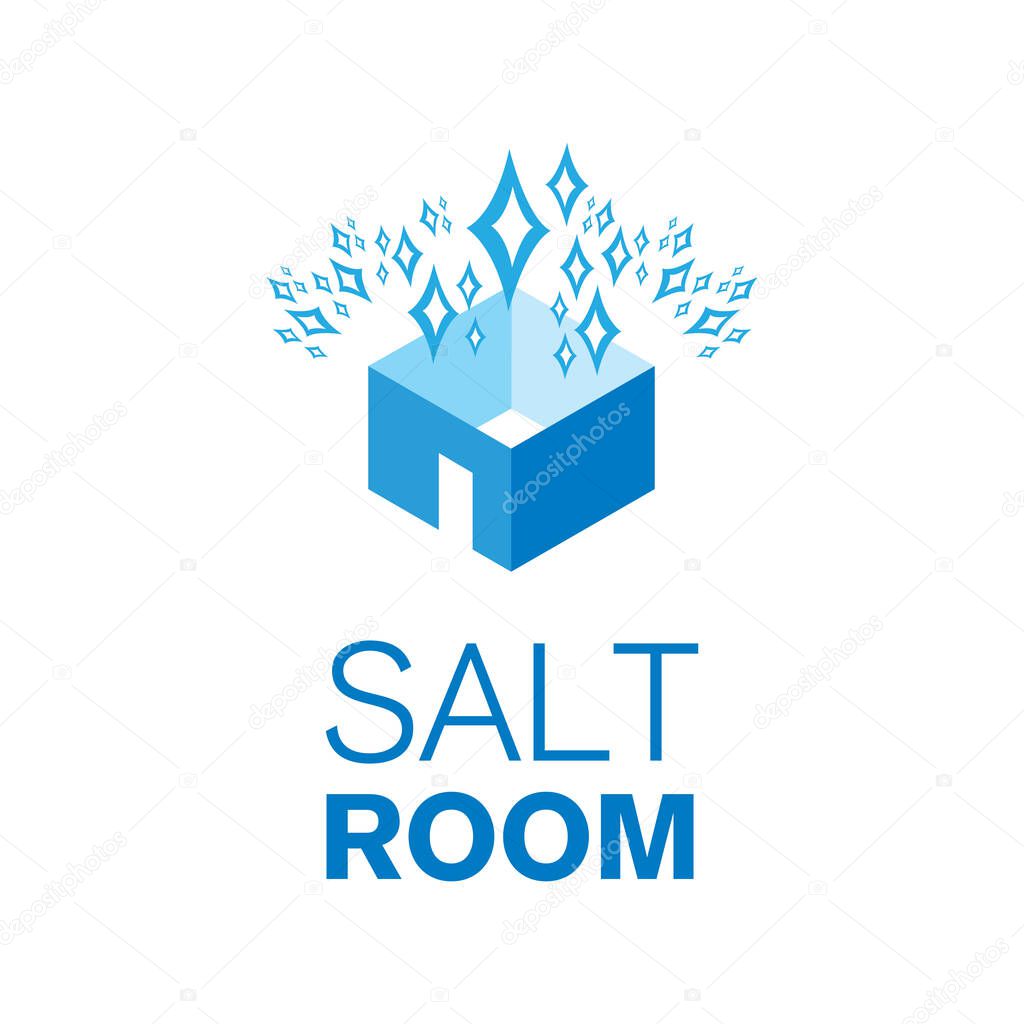 Vector logo of the salt room