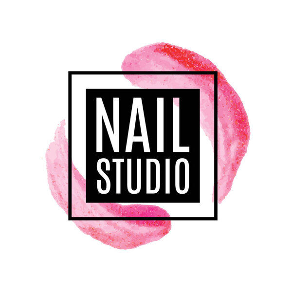 Vector logo of nail care Studio