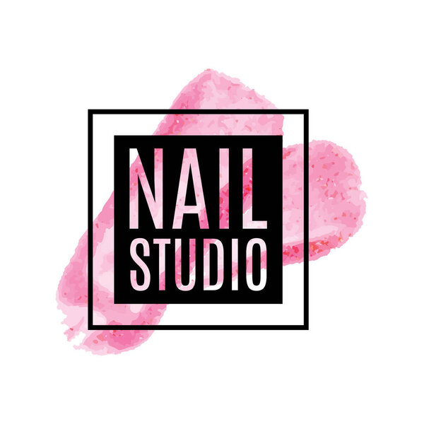 Vector logo of nail care Studio