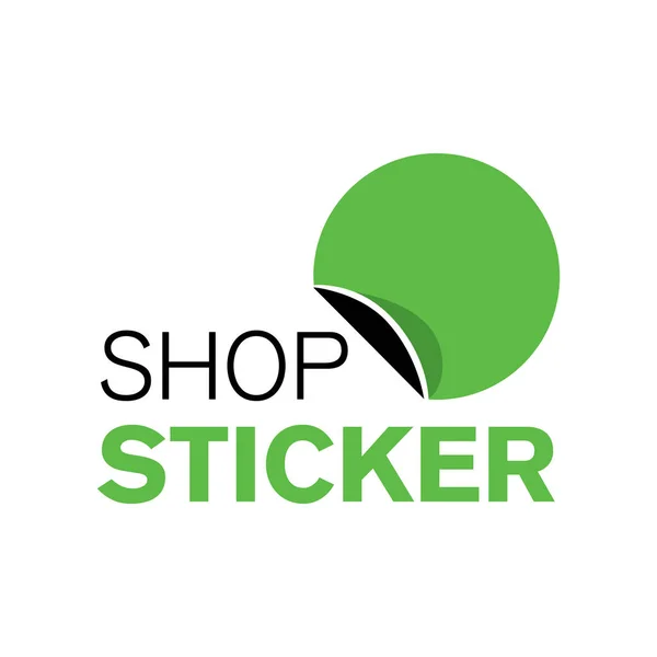 Logo Vektor Untuk Toko Stiker - Stok Vektor