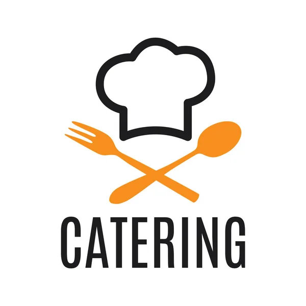 Logo Vektor Katering Restoran Dan Makanan - Stok Vektor