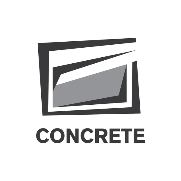 Vector Logo Concrete Concrete Blocks — Stock Vector