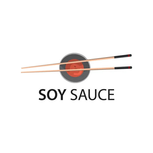 Векторный Логотип Соевого Соуса — стоковый вектор