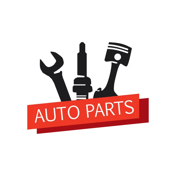 Vector Logo Car Parts — Stock Vector