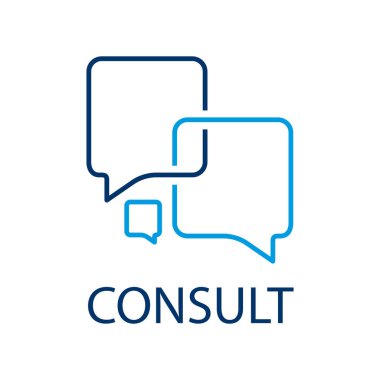 Danışmanlık hizmetinin vektör logosu