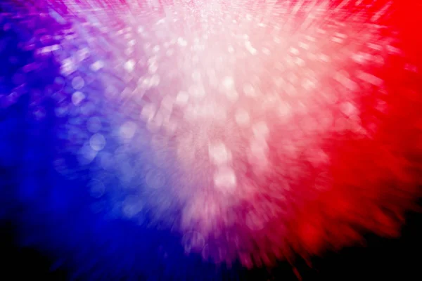 Patriotic Red White and Blue Fireworks Party Background — Stock Photo, Image