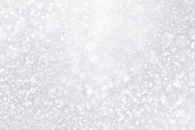 Glitter kış kar olur beyaz Gümüş arka plan veya parlak Bling 