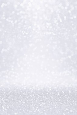 Gümüş beyaz Glitter kar kış veya Noel kupon için arka plan