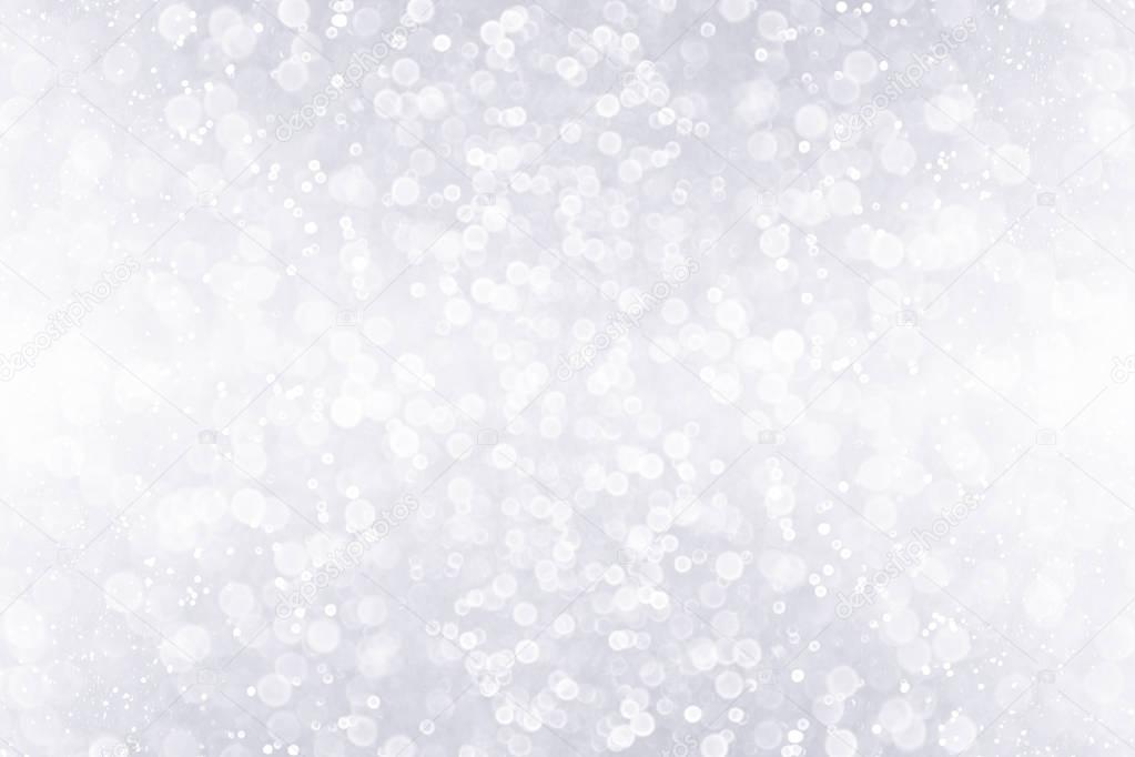 Silver White Glitter Sparkle Background Design