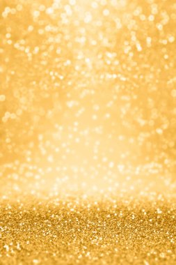 Evlilik yıldönümü, doğum günü için altın Glitter pırıltı arka plan