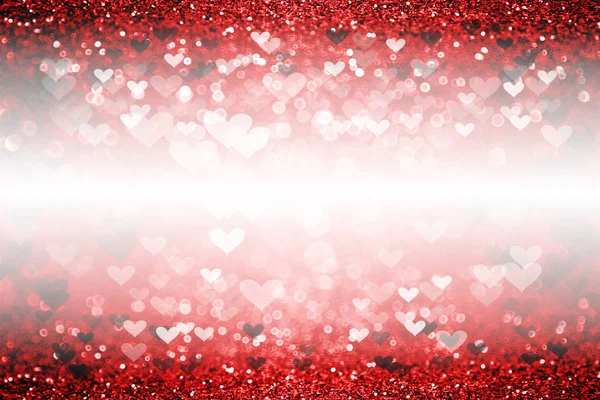 Valentine srdce pozadí zamilované jiskry — Stock fotografie