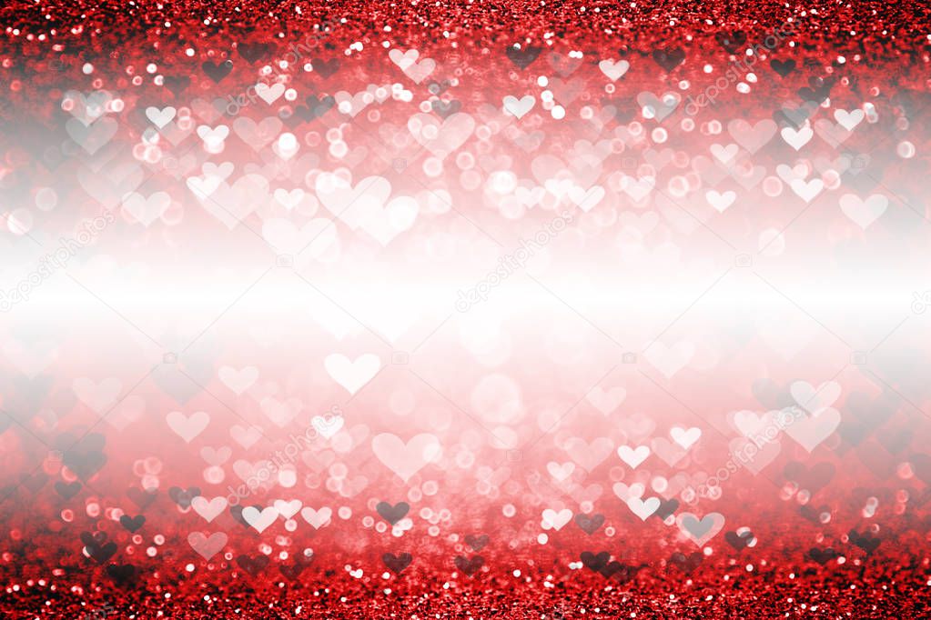 Hearts Romance Sparks Background Valentine