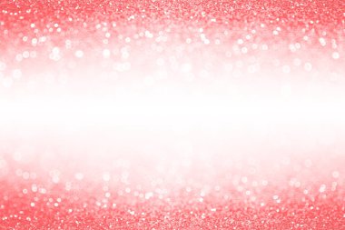 Corel pembe ve şeftali Glitter arka plan sınır afiş