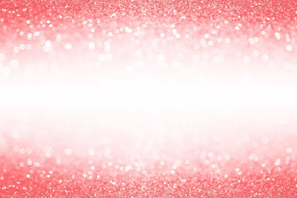 Corel rosa och persika Glitter bakgrund gränsen Banner — Stockfoto