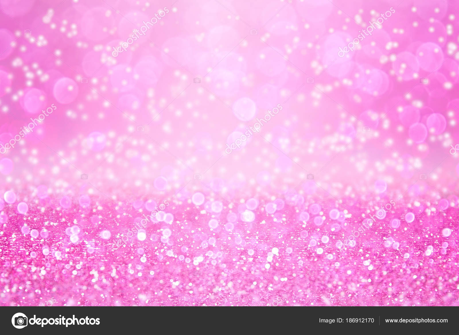 Pink Glitter Background for Happy Birthday Girl Princess Party Stock ...