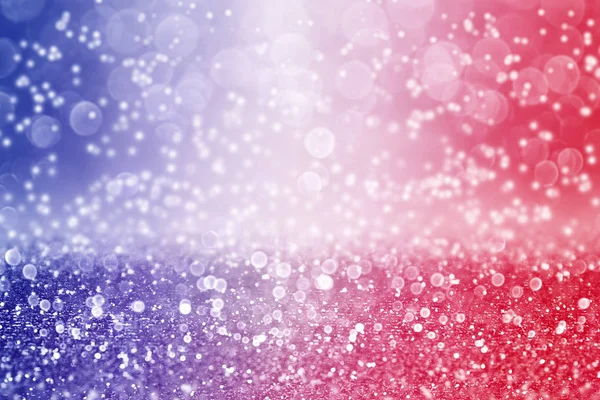 Patriotic Red White and Blue Color Background Sparkle — Stock Photo, Image