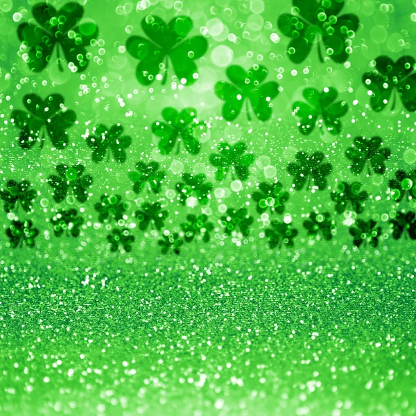 Patricks Day Lucky Glitter Schitteren Achtergrond Voor Saint Patty Partij — Stockfoto