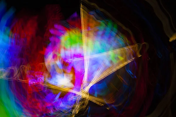 Абстрактное Размытие Боке Светлый Фон Праздничный Красочный Баннер Боке Концепция — стоковое фото
