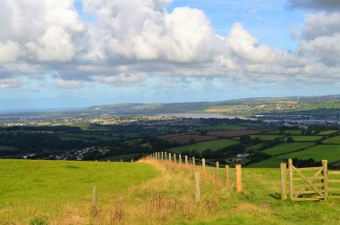 Barnstaple Codden Tepesi'nden görünümünü