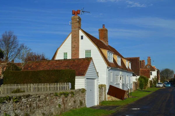 Domki w Winchelsea, East Sussex, Wielka Brytania — Zdjęcie stockowe