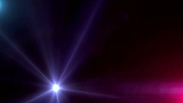 Animação de movimento de luzes multicoloridas no fundo preto HD 1920 — Vídeo de Stock
