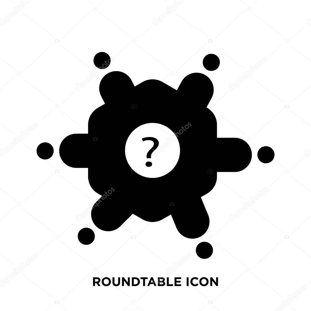 roundtable icon vector