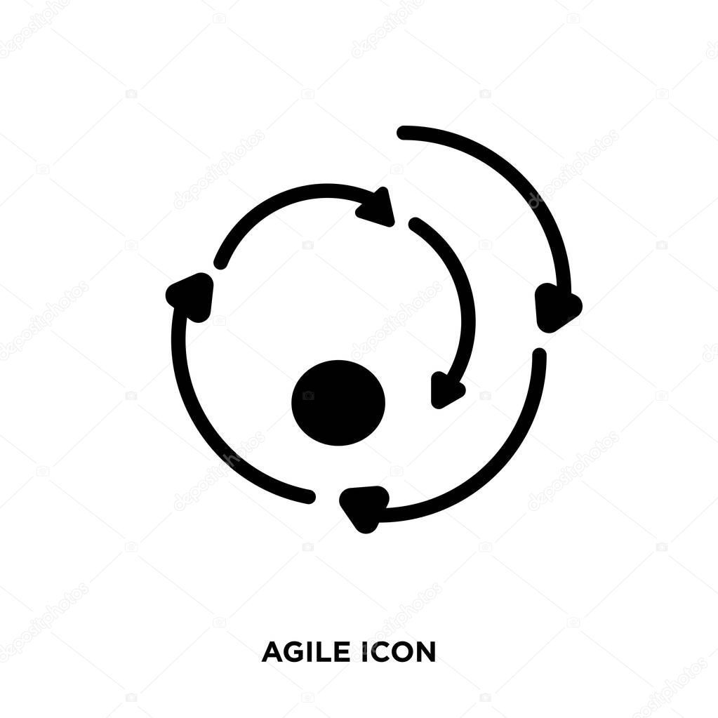 agile icon vector