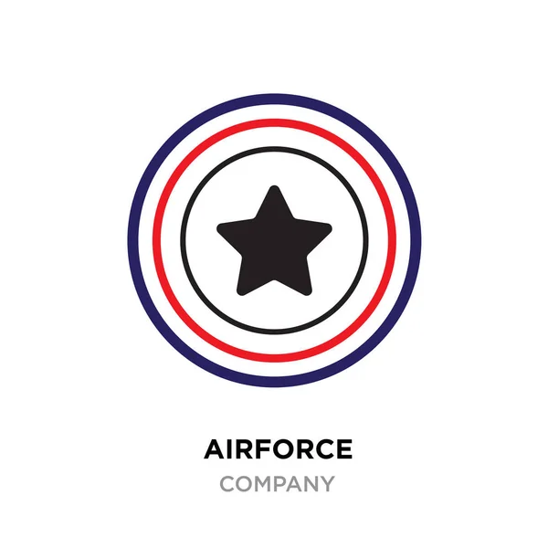 Логотип Военно-воздушных сил, знаки и векторные знаки Вооруженных сил — стоковый вектор