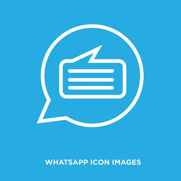 Imagen icono de whatsapp, pictograma del teléfono, signo de vector plano aislado — Vector de stock