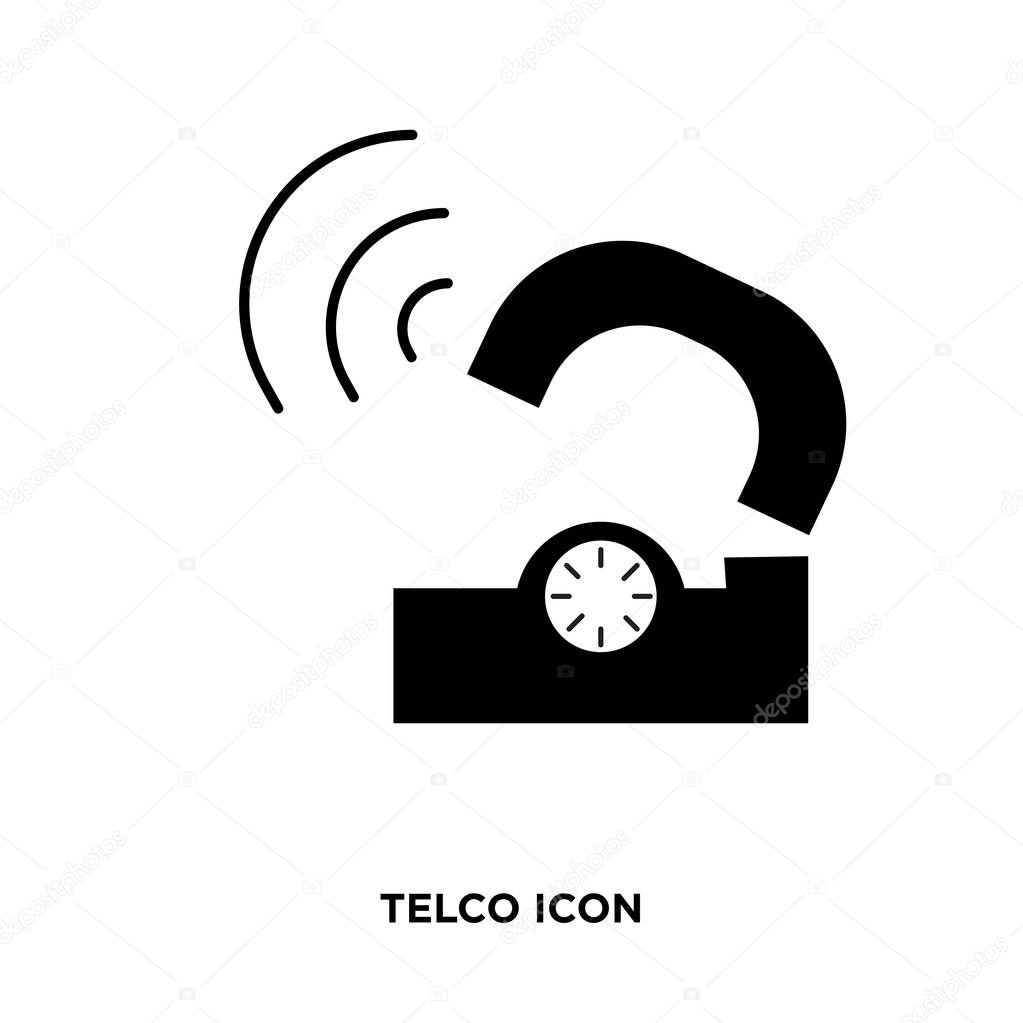 telco icon isolated on white background for your web, mobile and