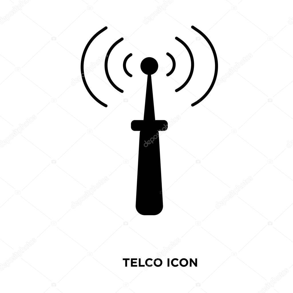 telco icon isolated on white background for your web, mobile and