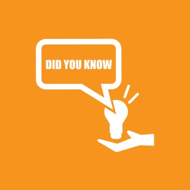 simge biliyorsun, düz vektör oturum üzerinde izole sarı arka plana yaptım