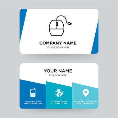 Fare kartvizit tasarım şablonu, firmanızı ziyaret, 