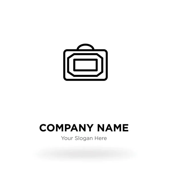 Modelo de design de logotipo de empresa de saco, ícone de vetor corporativo de negócios — Vetor de Stock