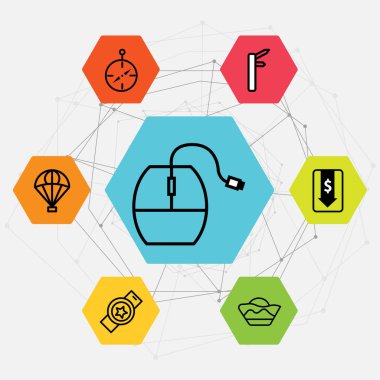 Ayarla-in 7 siyah Teslimat Servisi, W gibi basit düzenlenebilir simgeleri