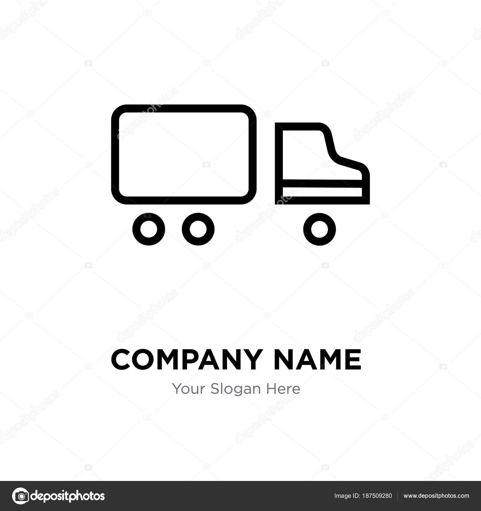 Shipping Car Company Logo Design Template Business Corporate Ve