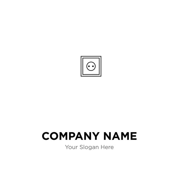 Cartaz de parede ou quadro com modelo de design de logotipo da empresa sorriso, Bu — Vetor de Stock