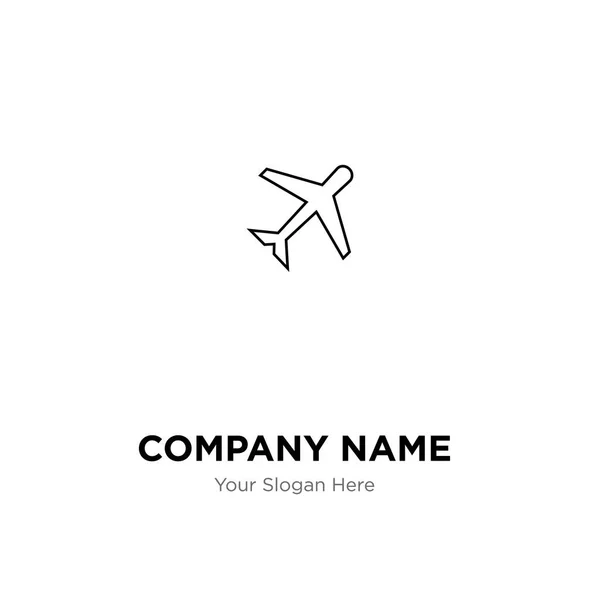 Modèle de conception de logo d'entreprise d'avion, vecteur d'entreprise d'affaires — Image vectorielle