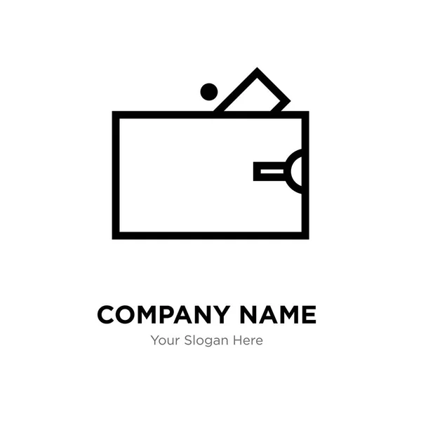 Modelo de design de logotipo da empresa de carteira, vetor corporativo de negócios i — Vetor de Stock