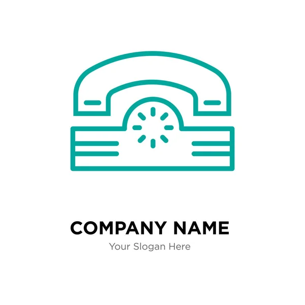 Modelo de design de logotipo da empresa de telefone — Vetor de Stock