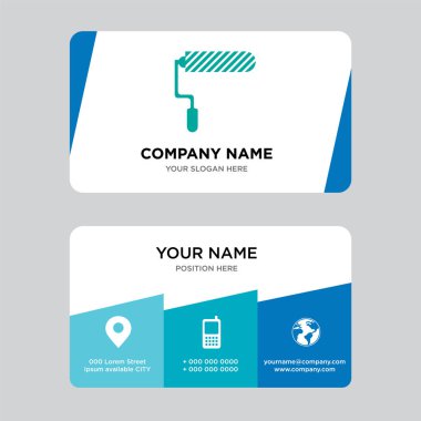 silindir kartvizit tasarım şablonu