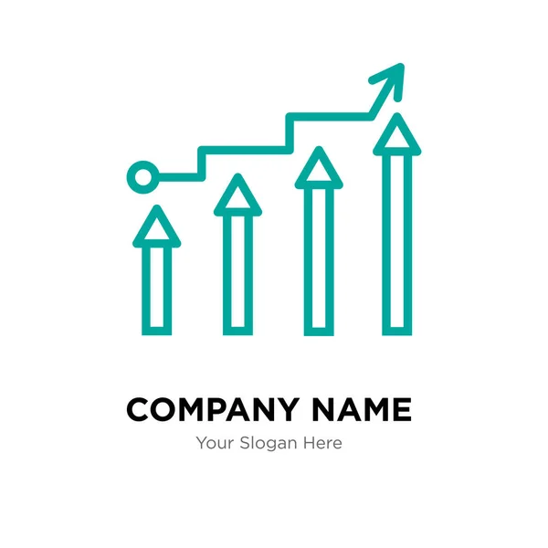Modelo de design de logotipo da empresa de análise móvel processada binária — Vetor de Stock