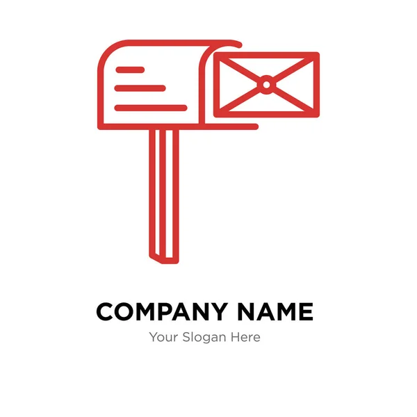 Шаблон дизайна логотипа компании Postbox — стоковый вектор